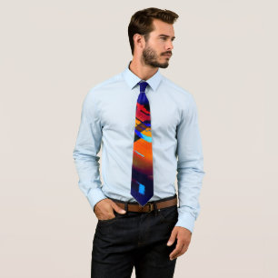 Razzle Dazzle Abstract Necktie Krawatte
