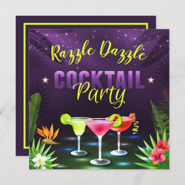 Razzle Dazzle Cocktail Mixer Mojito Party (Vorne/Hinten)