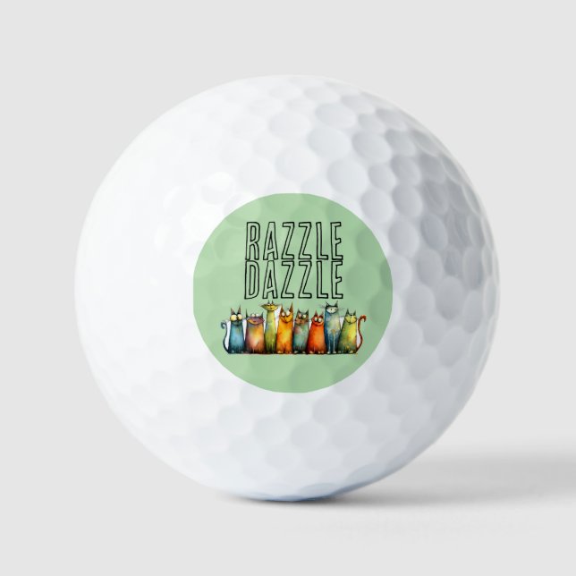 Razzle Dazzle Golfbälle (Vorderseite)