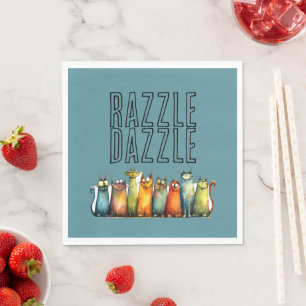 Razzle Dazzle-Papiertuch Serviette