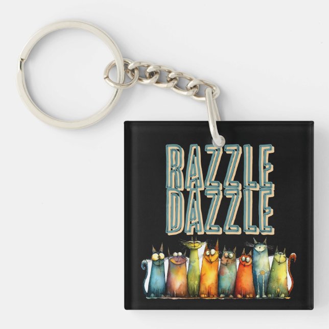 Razzle Dazzle Schlüsselanhänger (Vorderseite)