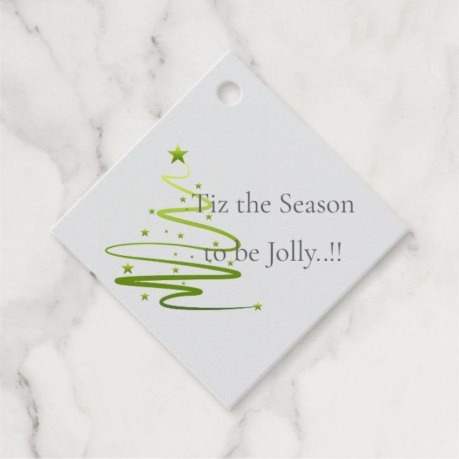 Razzle Dazzle Weihnachtsgeschenk-Tag Geschenkanhänger (Vorderseite)