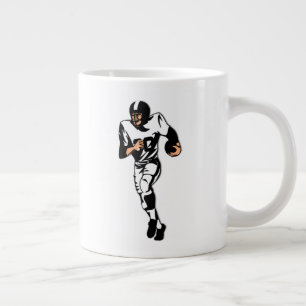 RB-Fußballspieler / Sportdesign Jumbo-Tasse