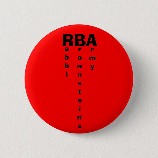 RBA, abbi, rownsteins, rmy Button (Vorderseite)