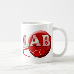 RBC MLT LABORATORY SWOOSH LOGO - MEDICAL KLINICAL KAFFEETASSE