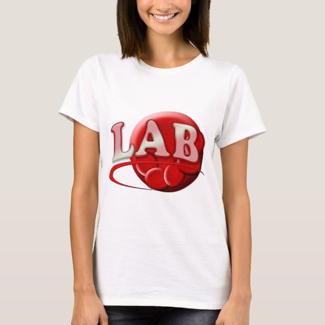 RBC MLT LABORATORY SWOOSH LOGO - MEDICAL KLINICAL T-Shirt (Vorderseite)
