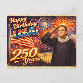 RBG 250 Jahre Exzellenz Ruth Bader Ginsburg Postkarte