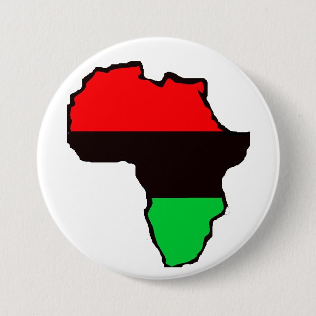 RBG AFRIKA KNOPF BUTTON (Vorderseite)