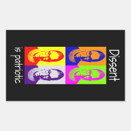 RBG-Aufkleber Rechteckiger Aufkleber