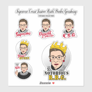 RBG-Cartoons Aufkleber