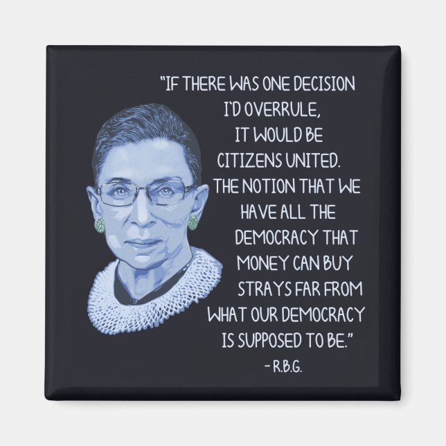 RBG Citizens United Magnet (Vorne)