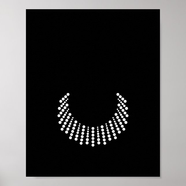 RBG Dissent Necklace | Poster | Verschiedene Größe (Vorne)