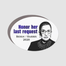 RBG: Ehre ihre letzte Bitte - Car Magnet