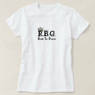 RBG-Erholung im Power, weiß T-Shirt