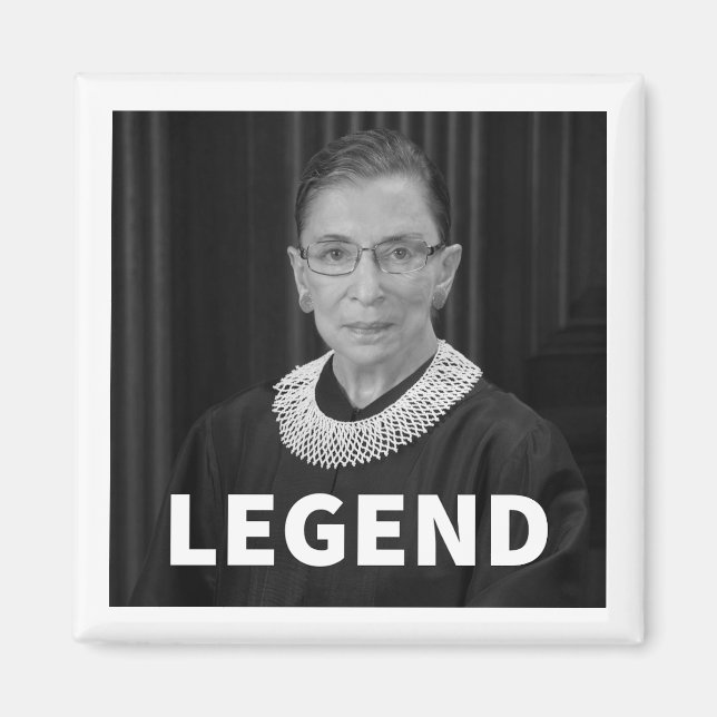 RBG LEGEND Magnet (Ruth Bader Ginsburg) (Vorne)