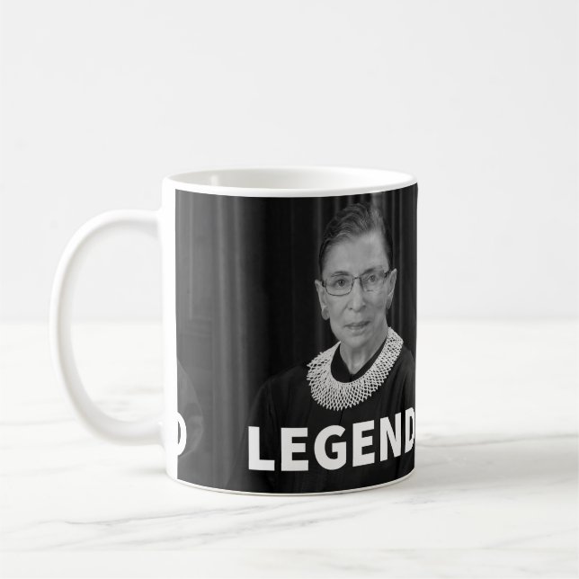 RBG "LEGEND"-Tasse (Ruth Bader Ginsburg) Kaffeetasse (Links)