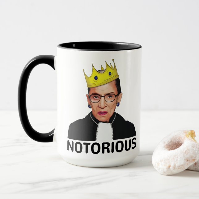 RBG Notorious Kamala Harris Ich spreche Tasse (Mit Donut)