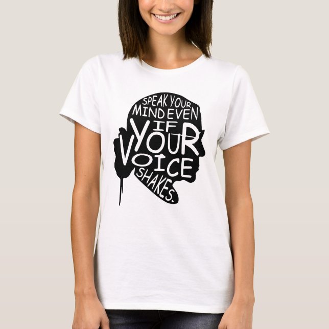 RBG, Notorious RBG, Ruth Bader Ginsburg T-Shirt (Vorderseite)