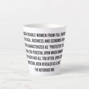 Rbg Quotes, Rbg Tasse, Ruth Bader Ginsburg Milchtasse