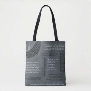 RBG-Quotes - Ruth Bader Ginsburg - Schulter-Tasche