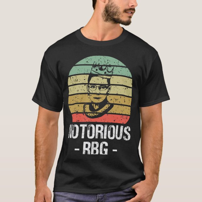 RBG - RGB Shirt, Ruth Bader Ginsburg T-Shirt (Vorderseite)