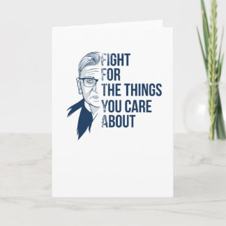 RBG Ruth Bader Ginsburg - Feminismus Karte