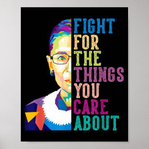 Rbg Ruth Bader Ginsburg Kämpfe Für Die Dinge, Die Poster