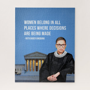 RBG Ruth Bader Ginsburg Puzzle