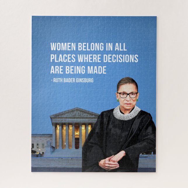 RBG Ruth Bader Ginsburg Puzzle (Vertikal)