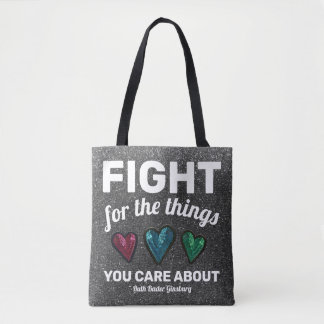 RBG Ruth Bader Ginsburg Quote Glitzer Sequin Heart