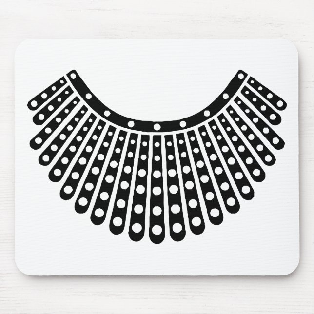 RBG, Ruth Bader Ginsburg, RBG Collar Mousepad (Vorne)
