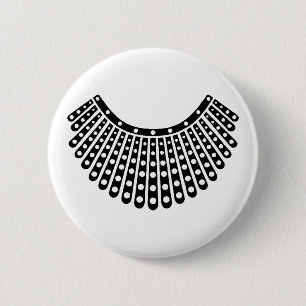 RBG Ruth Bader Ginsburg Verleger Collar Button