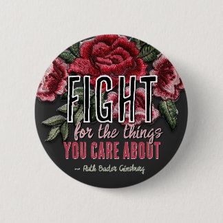 RBG Ruth Bader Ginsburg zitiert feministische Libe Button