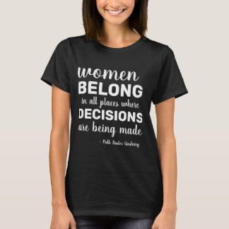 RBG Ruth Bader Ginsburg zitiert feministische Libe T-Shirt