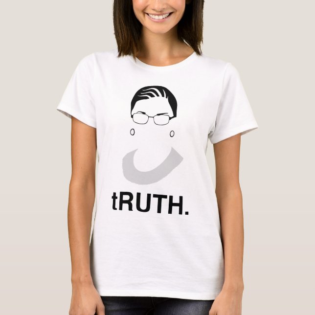 RBG Ruth Ginsburg Gerichts-feministisches T-Shirt (Vorderseite)
