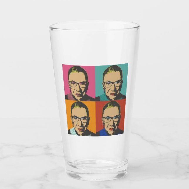 RBG Women's, Feminist Gift, Notorous RBG Glas (Vorderseite)