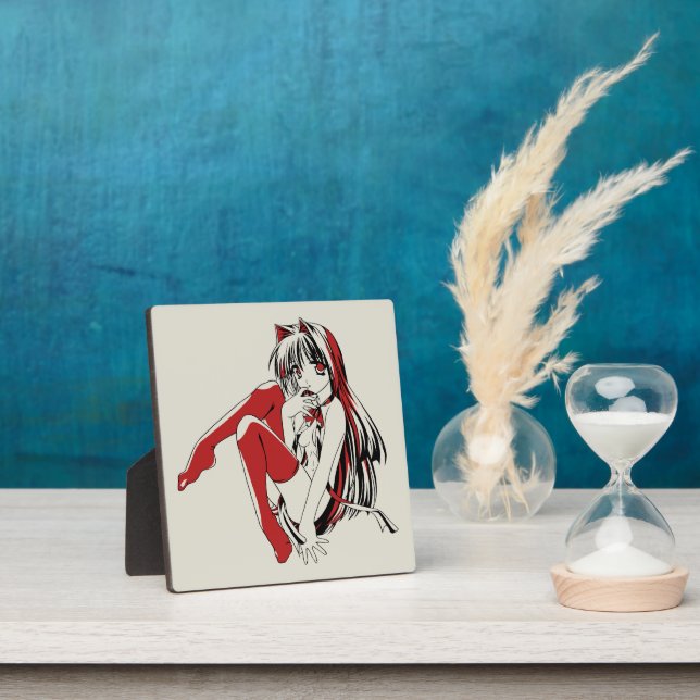 RBP, Neko, der Sexy Anime Cat Girl Furry Fotoplatte (InSitu)