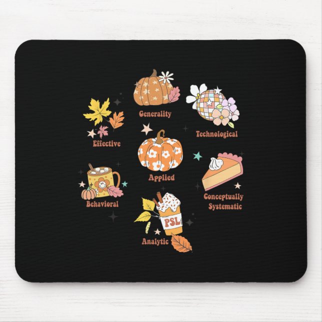 Rbt Aby BCBY PECS 7 Dimensionen der Verhaltensther Mousepad (Vorne)