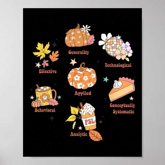 Rbt Aby BCBY PECS 7 Dimensionen der Verhaltensther Poster (Vorne)