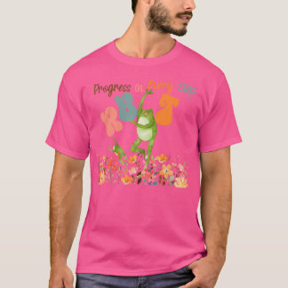 Rbt Niedlich Frog Floral Registriertes Verhalten T T-Shirt
