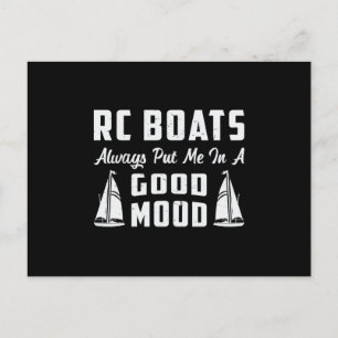 RC Boot legte mich in eine gute Laune Modell Funny Postkarte