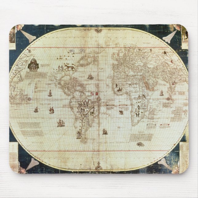 Rc C 2487 Karte der Welt, entworfen von Sebastien Mousepad (Vorne)