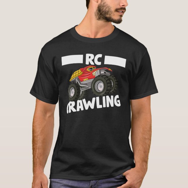 RC Crawling RC Crawler RC Lkw Fernverkehr Kontroll T-Shirt (Vorderseite)