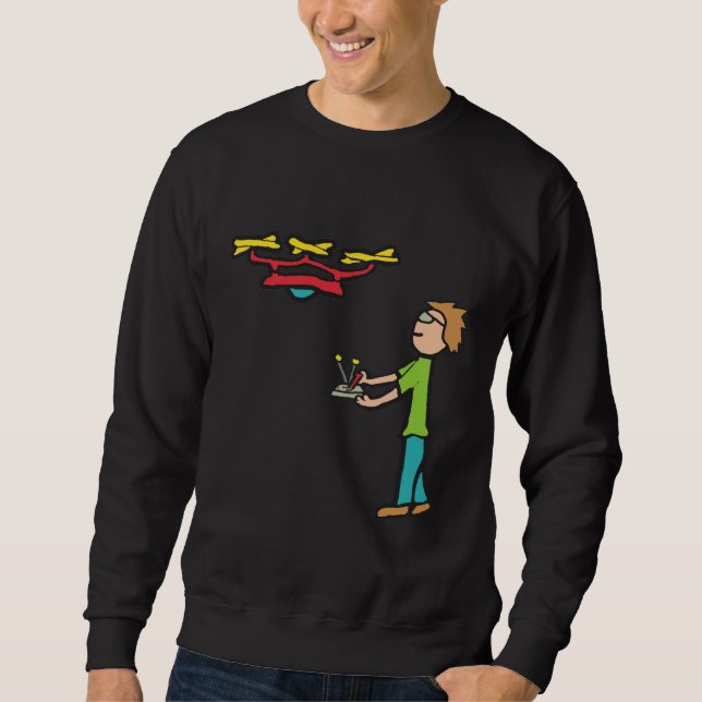 RC Drohnenfliegen Sweatshirt (Vorderseite)