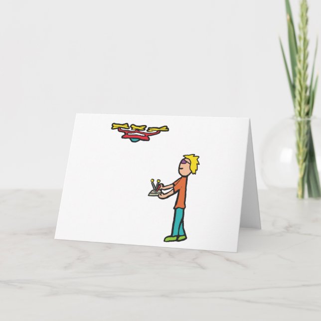 RC Drone Flying Karte (Vorderseite)