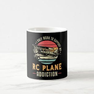 RC Flugzeug Addiction Airplane Luftfahrzeug RC Flu Kaffeetasse