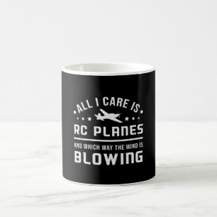 RC Flugzeug Flugzeug Pilot Alles, was ich kümmert Kaffeetasse