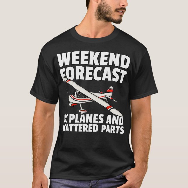 RC-Flugzeug-Geschenk für RC-Pilot Modellflugzeugüb T-Shirt (Vorderseite)