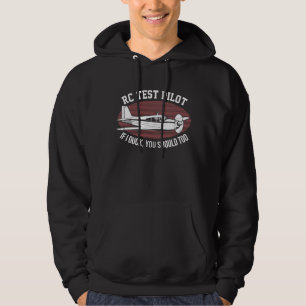 RC Flugzeug Pilot Fernflugzeug-Kontrolle Hoodie
