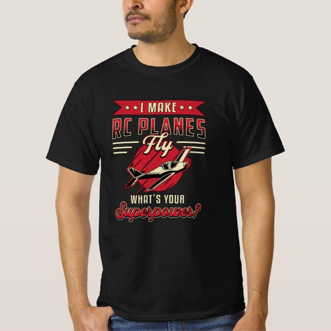 RC Flugzeug Pilot Luftfahrzeug Luftfahrzeug Funny  T-Shirt (Vorderseite)